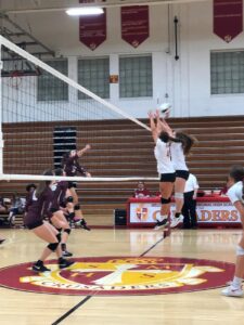 Volleyball match vs. Covenant Christian