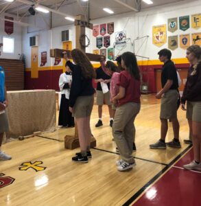 Students at Good Friday