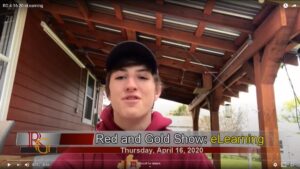 Screenshot of eLearning Red and Gold Show